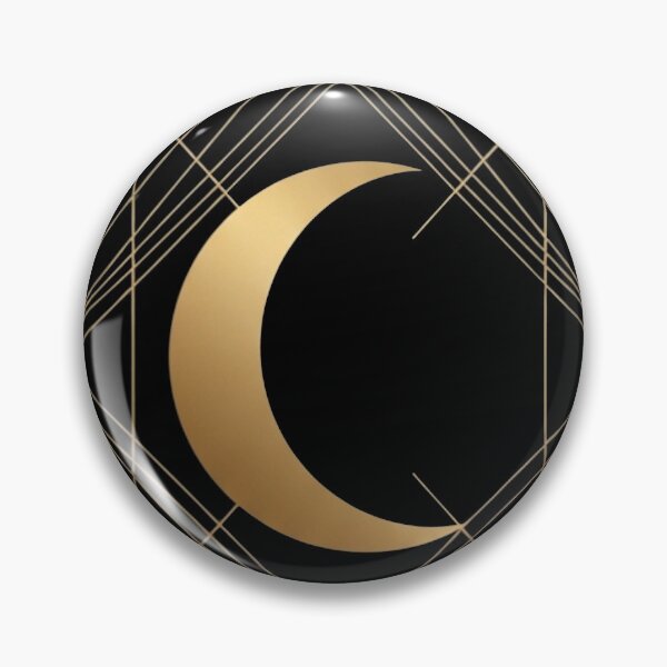 Item preview, Golden Celestial Crescent: Stars and Night Sky. designed and sold by mostafacasper12.