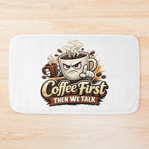 Item preview, Coffee First Then we Talk  designed and sold by MoolokaiApperal.
