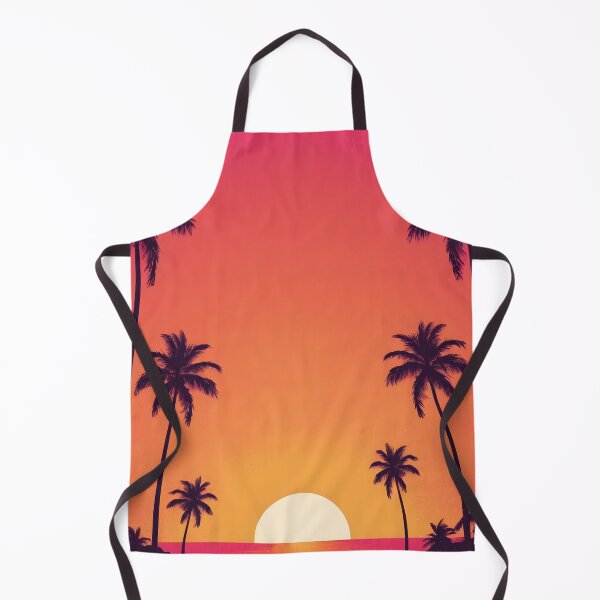 Item preview, Retro Sunset Palm Trees 80s Vintage Aesthetic - 13 designed and sold by RELAX STATION.
