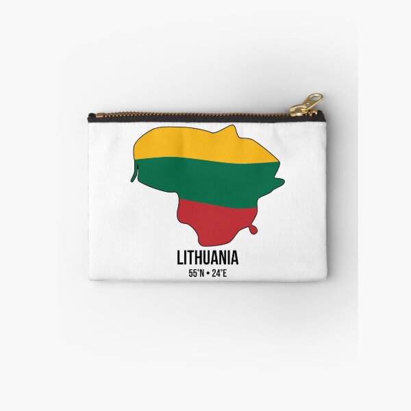 Item preview, Lithuania Travel Sticker | Map Outline Flag Design with Coordinates designed and sold by JulijaArt.