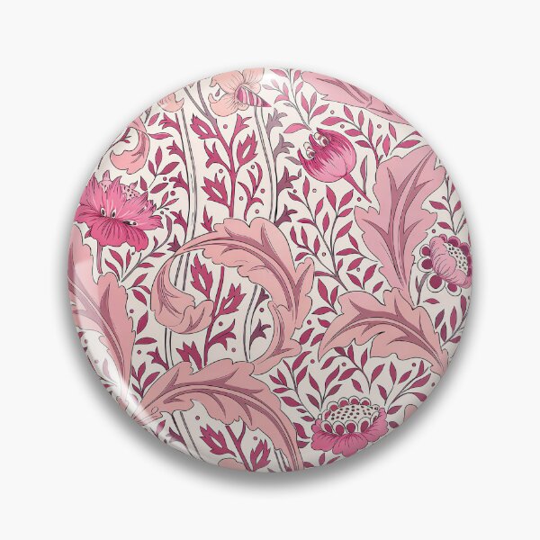 Item preview, William Morris Floral Pattern Pink designed and sold by maniacfitness.