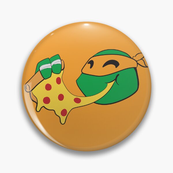 Item preview, TMNT Cheesy Pizza - Michelangelo  designed and sold by Little Spoop.