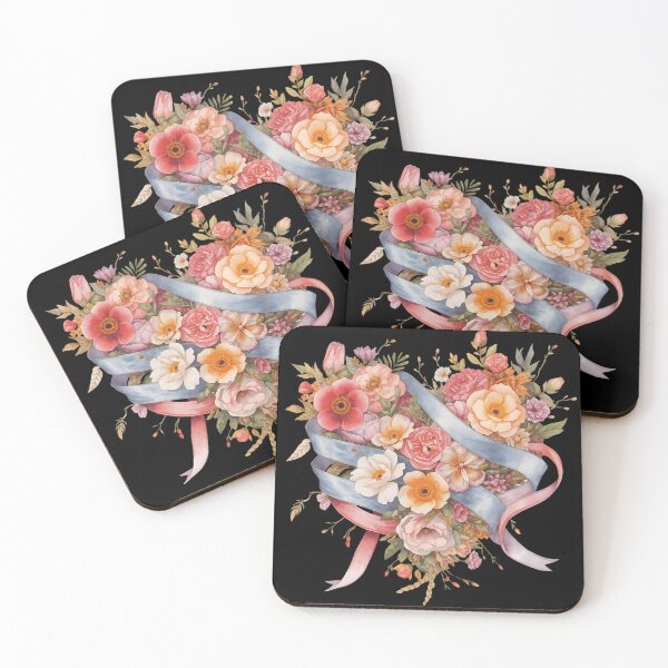 Item preview, Flower Heart Watercolor designed and sold by uunaa.