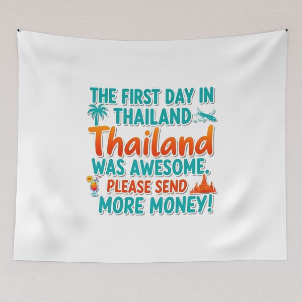 Item preview, Thailand Adventure Graphic Tee – Unisex Premium T-Shirt | Fun Travel Humor designed and sold by MoolokaiApperal.
