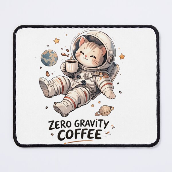 Item preview, Cute Astronaut Cat Coffee Design | Zero Gravity Coffee designed and sold by INDEEDME.