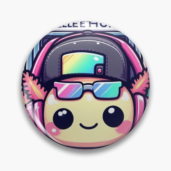 Item preview, Kawaii Axolotl Astronaut in Phone Booth – Cute Hip Hop Space Cartoon designed and sold by Mitaudesign.