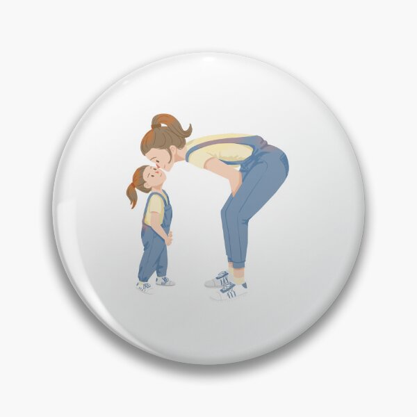 Artikelvorschau, Niedliche Illustration der Mutter-Kind-Liebe entworfen und verkauft von CozyMomDesigns.