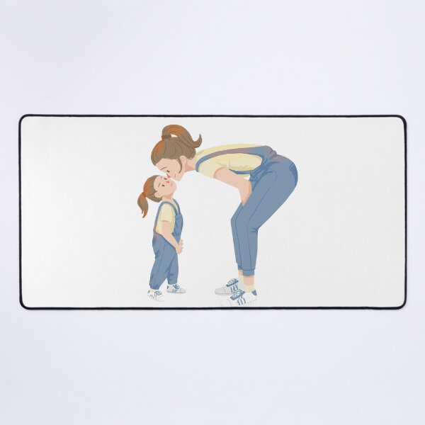 Artikelvorschau, Niedliche Illustration der Mutter-Kind-Liebe entworfen und verkauft von CozyMomDesigns.