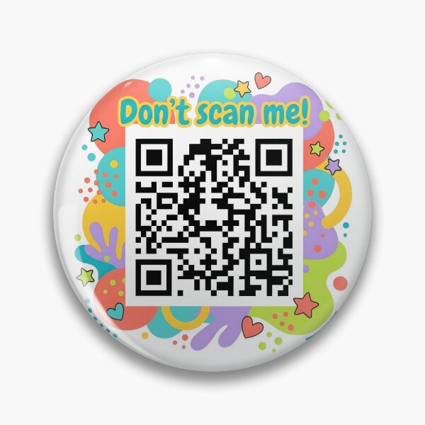 Item preview, Don't Scan Me QR Code Art | Mystery Interactive Design | Reverse Psychology Humor designed and sold by SergioMiklos.