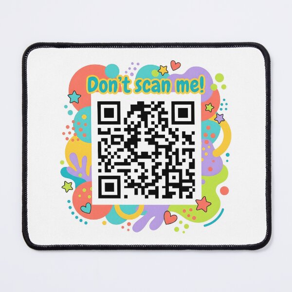 Item preview, Don't Scan Me QR Code Art | Mystery Interactive Design | Reverse Psychology Humor designed and sold by SergioMiklos.