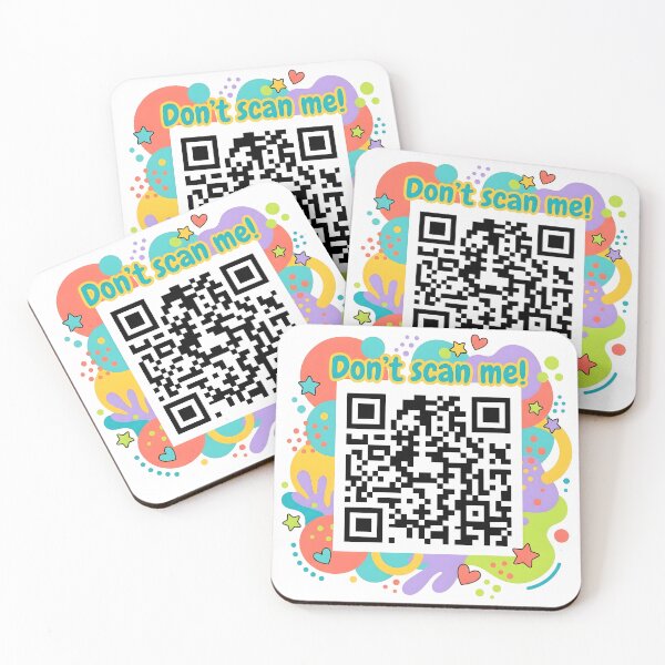 Item preview, Don't Scan Me QR Code Art | Mystery Interactive Design | Reverse Psychology Humor designed and sold by SergioMiklos.