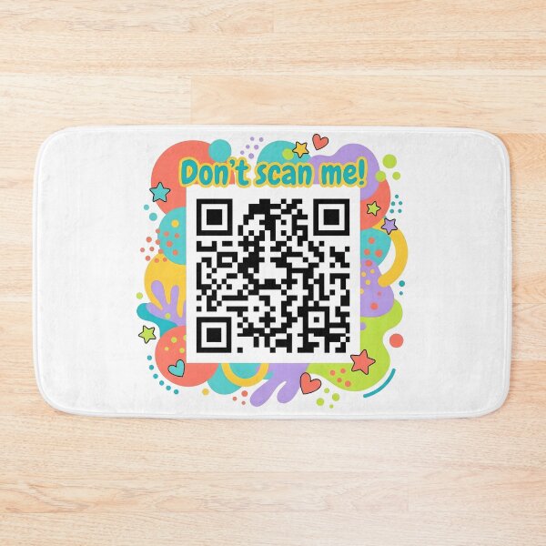 Item preview, Don't Scan Me QR Code Art | Mystery Interactive Design | Reverse Psychology Humor designed and sold by SergioMiklos.