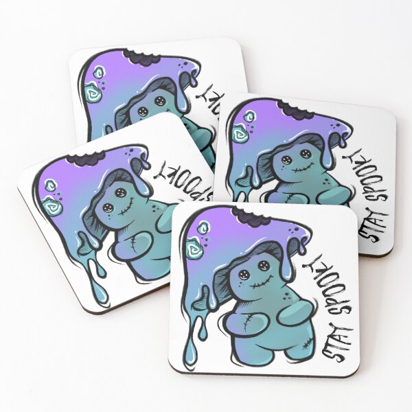 Item preview, STAY SPOOKY - CREEPY CUTE ZOMBIE MUSHROOM - VOODOO TATTOO STYLE COLORED ILLUSTRATION designed and sold by STYR-A.