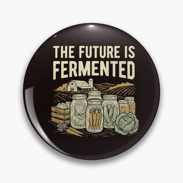 Item preview, The future is fermented Farm to table Ferment Fermenting Vegetables Farmers Markets Fermentation Food Sustainability  designed and sold by soflanicole.
