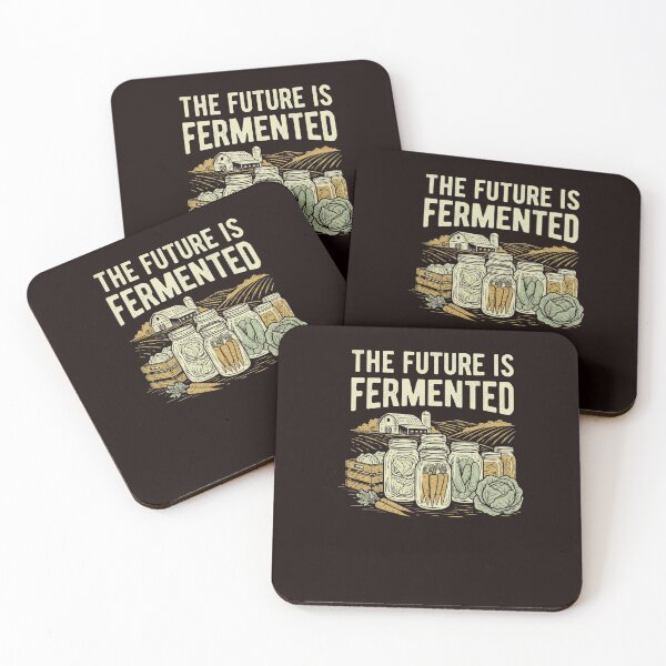 Item preview, The future is fermented Farm to table Ferment Fermenting Vegetables Farmers Markets Fermentation Food Sustainability  designed and sold by soflanicole.
