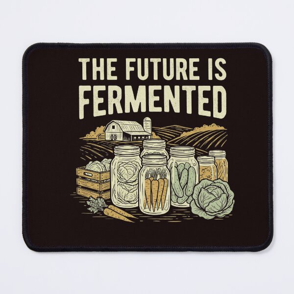 Item preview, The future is fermented Farm to table Ferment Fermenting Vegetables Farmers Markets Fermentation Food Sustainability  designed and sold by soflanicole.