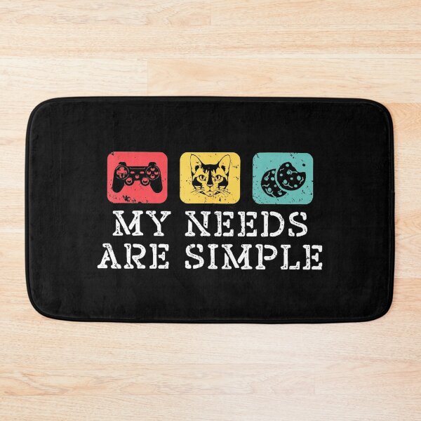 Item preview, My Needs Are Simple Cats Gaming Cookies Funny  designed and sold by FGTV2021.