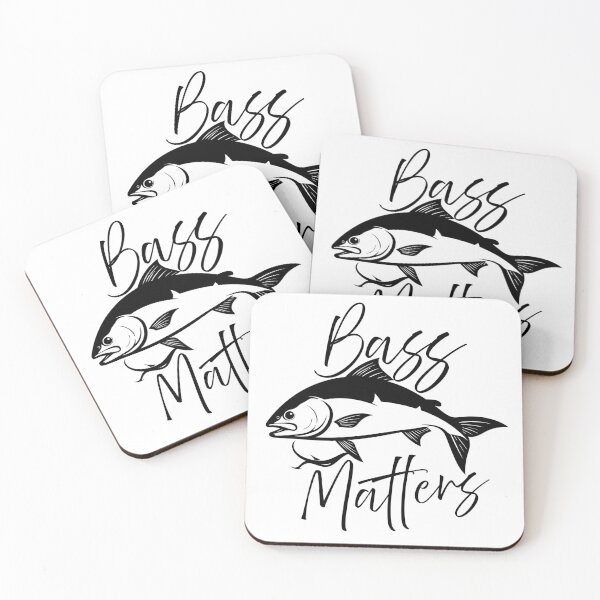 Item preview, Bass Matters graphic fishing illustration, custom text. designed and sold by Art-Horizon.