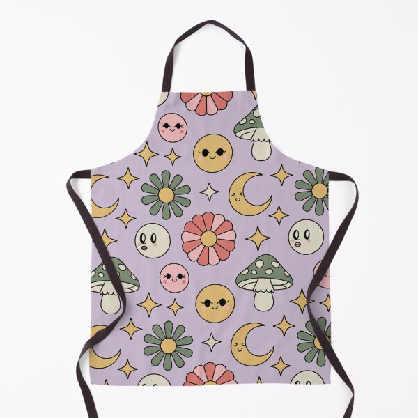 Item preview, Kawaii Mushroom Moon Flower Seamless Pattern - Pastel Cute Magical Repeat designed and sold by Midnight Veil Designs.