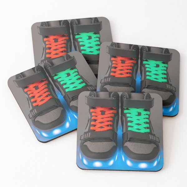 Item preview, Neon Light-Up Sneakers - High-Top Cyberpunk Shoes Art designed and sold by powersunlight.