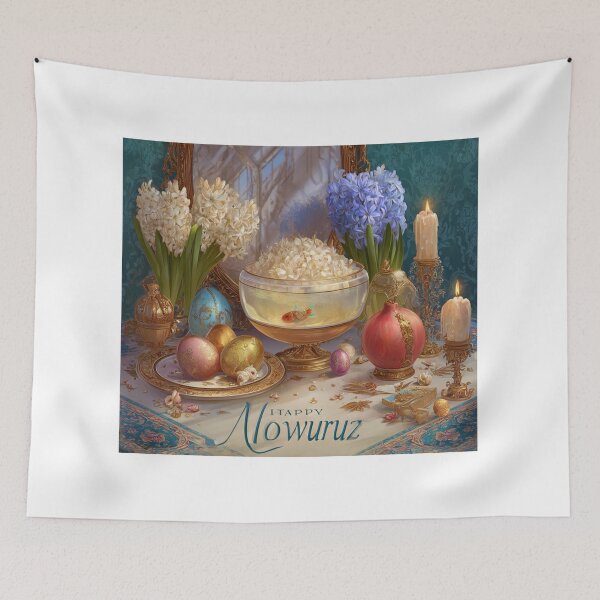 Item preview, Happy Nowruz Haft-Seen – Persian New Year Table Design designed and sold by Dreampalette1.