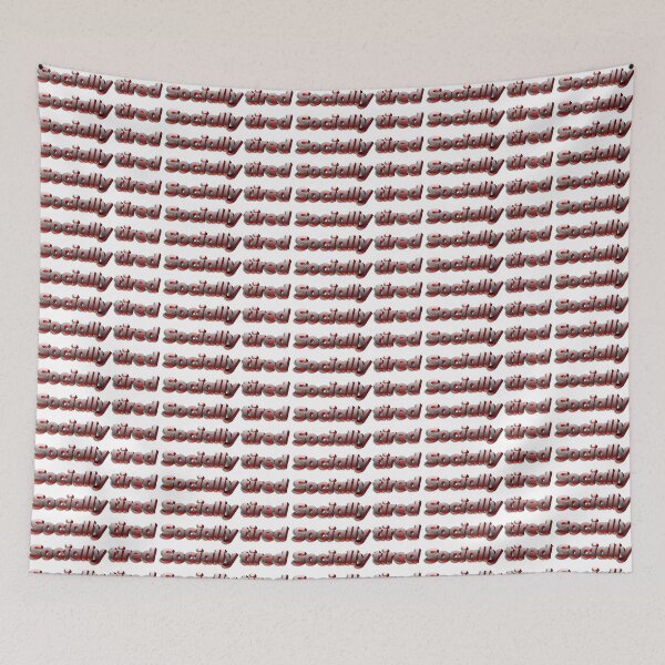 Item preview, Socially tired designed and sold by TurtleStorePT.