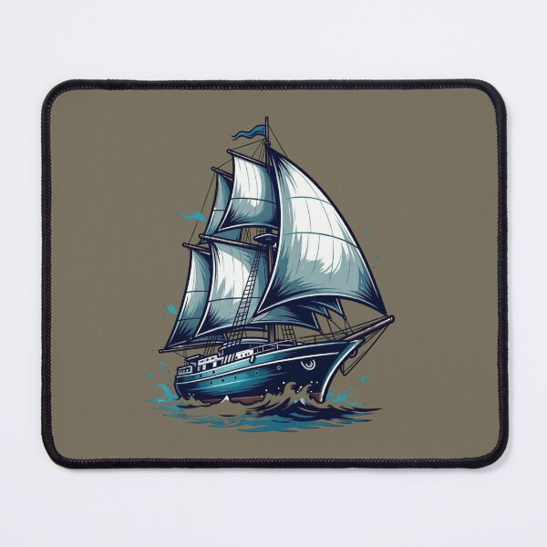 Item preview, Echo of the Sea - Sailing Ship at Night designed and sold by SilentPowerArt.