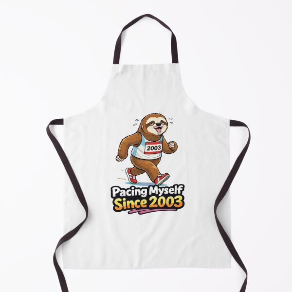 Item preview, Funny Sloth Running Meme – Pacing Myself Since 2003 designed and sold by Gentlestate.