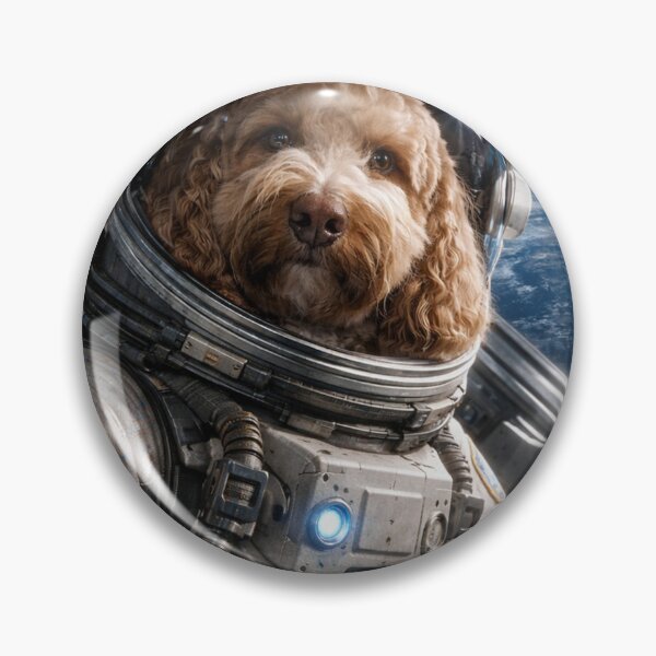 Item preview, Cockapoo Astronaut in Spacecraft Above Earth designed and sold by Paul Thompson Photography.