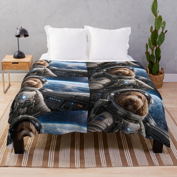Item preview, Cockapoo Astronaut in Spacecraft Above Earth designed and sold by Paul Thompson Photography.