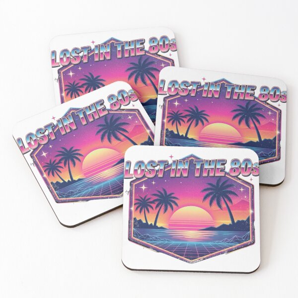 Item preview, Retro Synthwave Sunset | "Lost in the 80s" Vintage Aesthetic designed and sold by NikieesCreation.