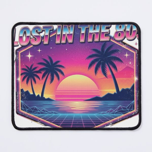 Item preview, Retro Synthwave Sunset | "Lost in the 80s" Vintage Aesthetic designed and sold by NikieesCreation.