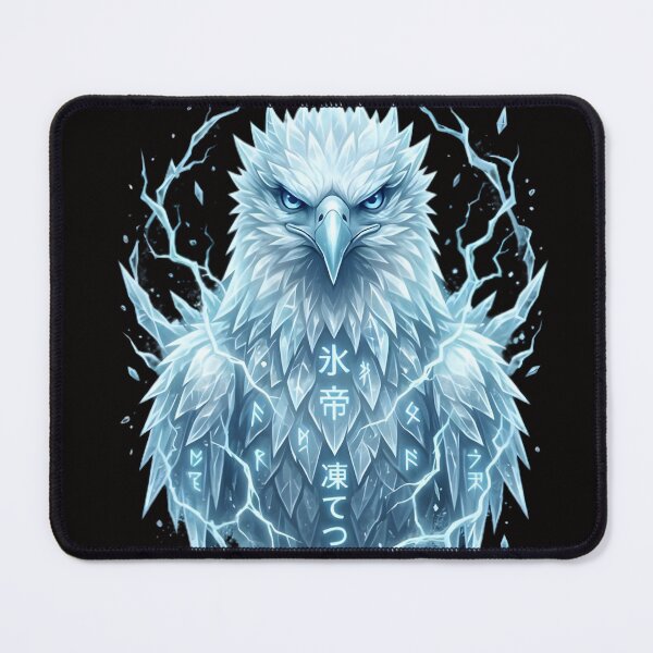 Item preview, Ice Crystal Eagle Spirit with Japanese Kanji designed and sold by WalterAdd.