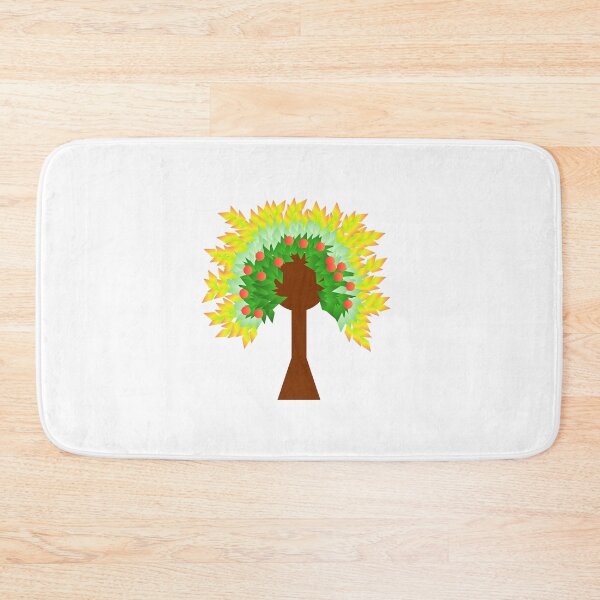 Item preview, Geometric Fruit Tree in Vibrant Colors designed and sold by Logic to Canvas.