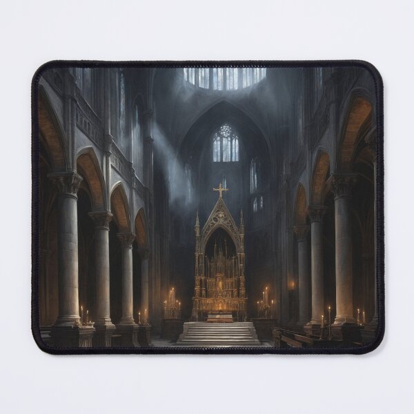 Item preview, The Opening Rite — Dark Sacred Cathedral Altar Art designed and sold by GeoWhimsy Studio.