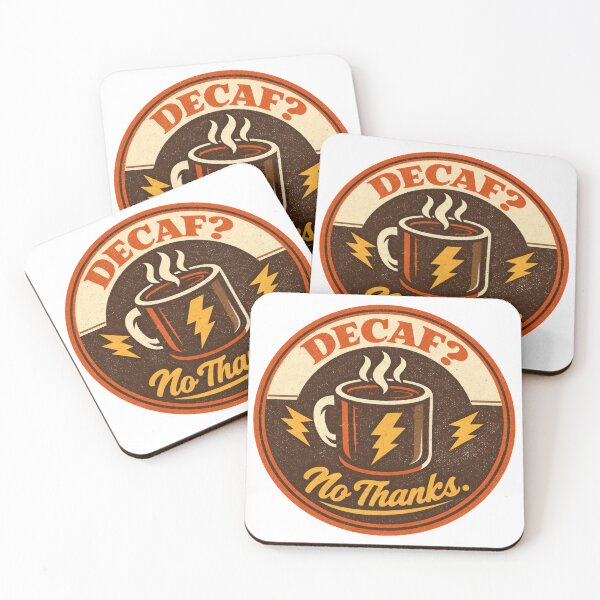 Item preview, Decaf? No Thanks – Funny Coffee Lover Humor Design designed and sold by rushaib.