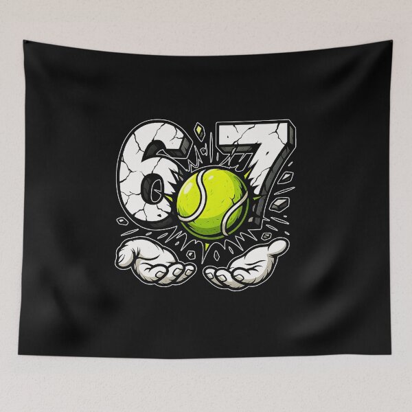 Item preview, 67 Tennis Birthday Ball Smash  designed and sold by WayTBeenkenArt.