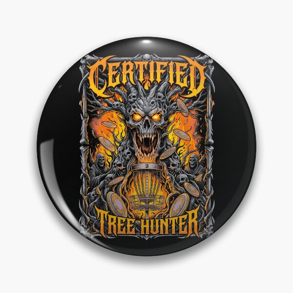 Item preview, Funny Disc Golf Player Certified Gothic Guardian Tree Hunter designed and sold by GrandeDuc.