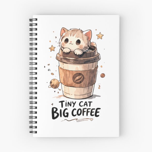 Item preview, Cute Astronaut Cat Coffee Design | Tiny Cat Big Coffee designed and sold by INDEEDME.