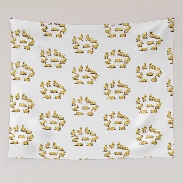 Item preview, Group of Fluffy Yellow Ducklings in Playful Circle designed and sold by TeeARTHY.