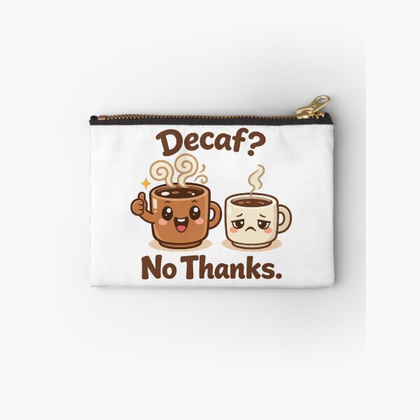 Item preview, Decaf? No Thanks – Funny Coffee Lover Humor Design designed and sold by rushaib.