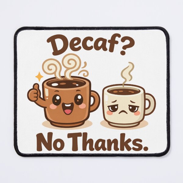 Item preview, Decaf? No Thanks – Funny Coffee Lover Humor Design designed and sold by rushaib.