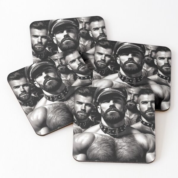 Item preview, Gay Leather Bear Masters Defiant Currency Gay Pride Graphic Design designed and sold by ItsAKinkThing.