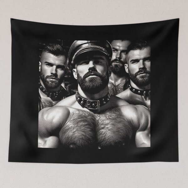 Item preview, Gay Leather Bear Masters Defiant Currency Gay Pride Graphic Design designed and sold by ItsAKinkThing.