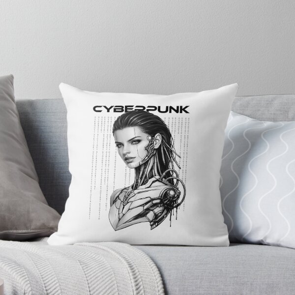 Item preview, Cyberpunk Cyborg Woman designed and sold by HanaSky Studio.