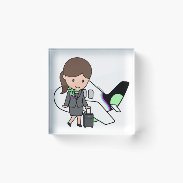 Item preview, Flair Flygirl designed and sold by Colalogbook.