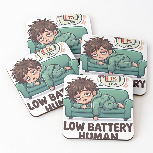 Item preview, Low Battery Human designed and sold by Everyday_Fashion.