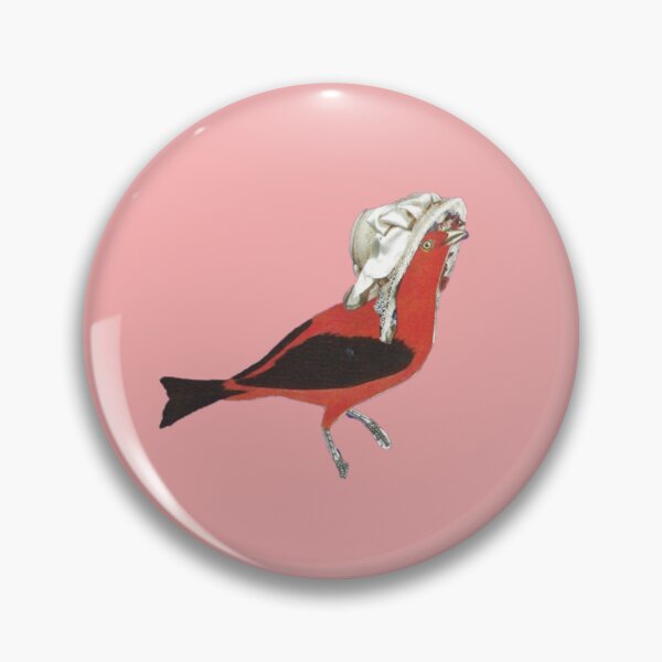 Item preview, Red Bird Scanography Sticker designed and sold by Dust Bunnies.