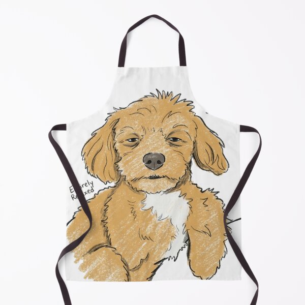 Item preview, Vintage Sketch Maximum Sleepy Maltipoo Dog designed and sold by Flying Doggo.