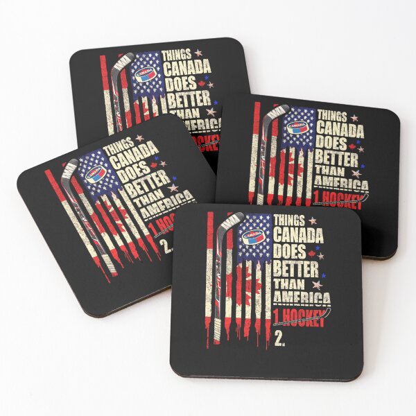 Item preview, Things Canada Does Better Than America Hockey Humor Ice Pride designed and sold by SkeletonsDanger.